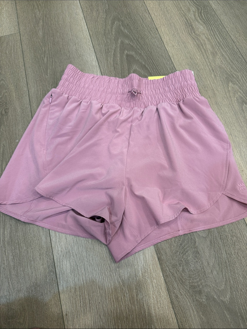 NWT Women's Lightweight Elastic Waist Pink running Shorts
